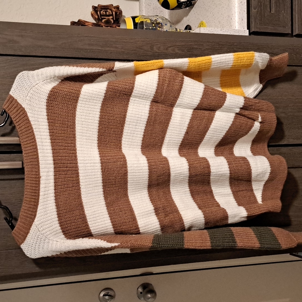 🔥⛄️HP ⛄️New Oversized vneck striped sweater 💖 - Picture 11 of 11